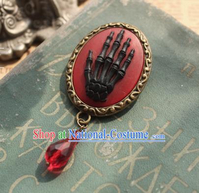 Traditional Classic Ancient Jewelry Accessories Restoring Brooch, Elegant Gothic Relief Breastpin for Women