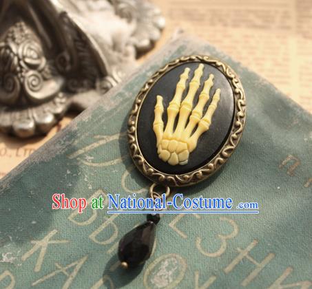 Traditional Classic Ancient Jewelry Accessories Restoring Brooch, Elegant Gothic Relief Breastpin for Women