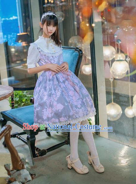 Traditional Classic Elegant Women Costume One-Piece Dress, Restoring Ancient Princess Bubble Skirt Giant Swing Sweet Dress for Women