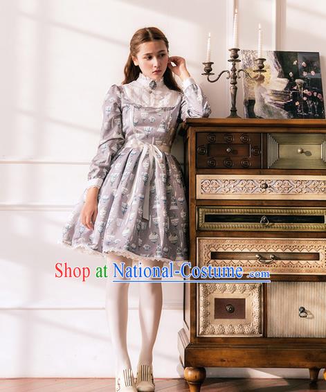 Traditional Classic Elegant Women Costume One-Piece Dress, Restoring Ancient Princess Giant Swing Pleated Dress for Women