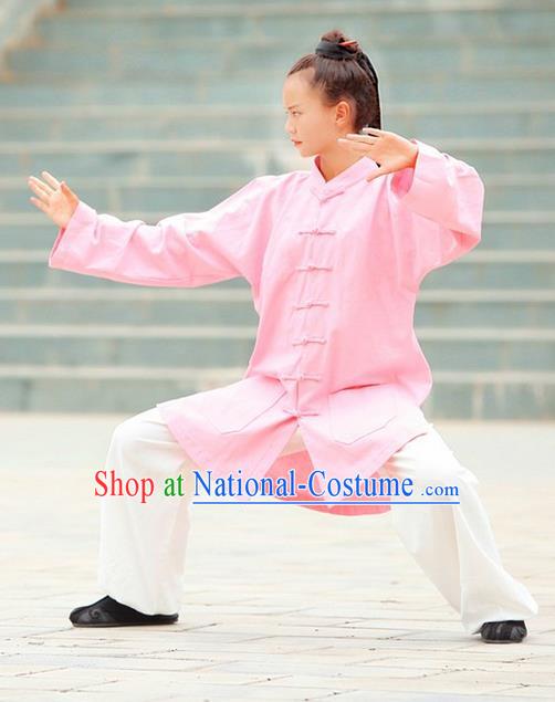 Traditional Chinese Wudang Uniform Taoist Nun Uniform Kungfu Kung Fu Clothing Clothes Pants Shirt Supplies Wu Gong Outfits, Chinese Tang Suit Wushu Clothing Tai Chi Suits Uniforms for Women