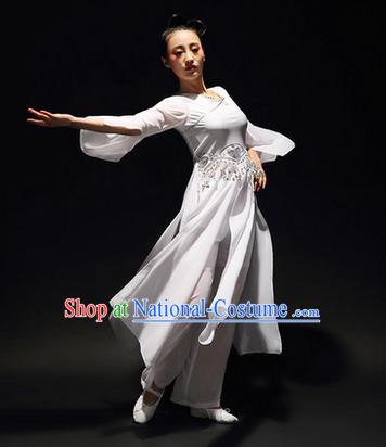 Traditional Chinese Classical Yangko Silk Dance Clothing, Yangge Fan Dancing Costume Chorus Suits, Folk Dance Yangko Costume for Women