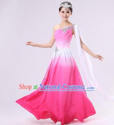 Traditional Chinese Classic Stage Performance Chorus Singing Group Dress Modern Dance Costumes, Chorus Competition Costume, Compere Costumes for Women