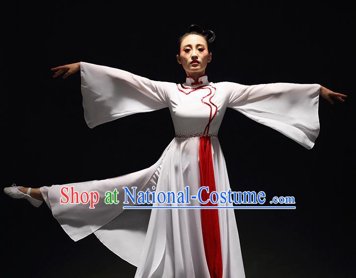 Traditional Chinese Yangge Fan Dancing Costume