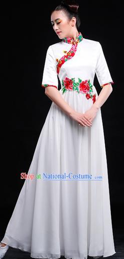 Traditional Chinese Yangge Fan Dancing Costume