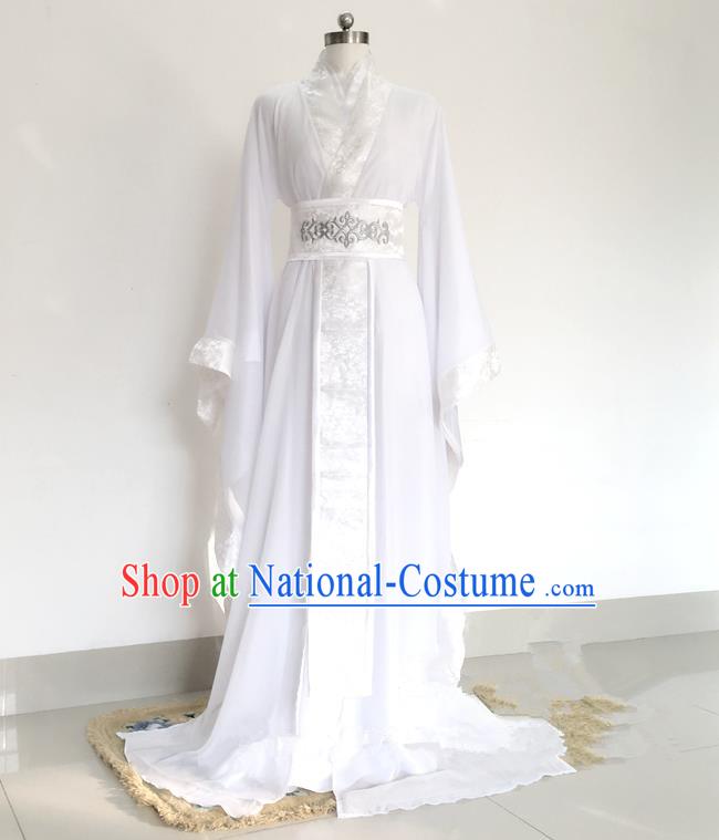 Traditional Chinese Ancient Princess Costumes, Chinese Tang Dynasty Imperial Princess Embroidery Clothes Complete Set for Women