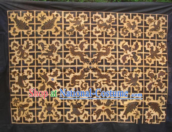 Traditional Chinese Miao Nationality Classic Hand Made Embroidery Flake