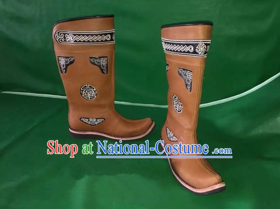 Traditional Chinese Minority Mongol Nationality Ethnic Minorities Mongolian Boots Mongolian Jockey Boots Tanks Boots