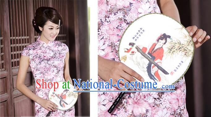 Chinese Traditional Clothes Min Guo Time Female Clothing Nobel Lady Stage costumes Girl