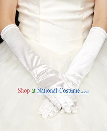 Long Style Glove for Brede Wedding Play Stage Show Gloves