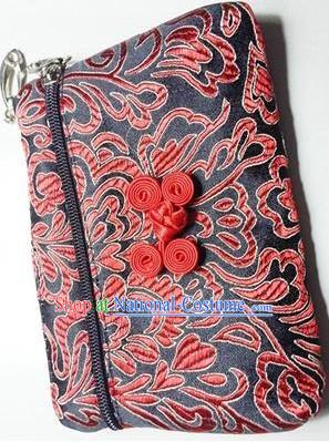 Chinese Style Purse Change Holder Chinese Traditional Bag for Changes