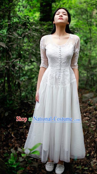 Traditional Classic Women Clothing, Traditional Classic Bride Heavy Lace Embroidery Evening Dress Restoring Garment Skirt Long Skirt