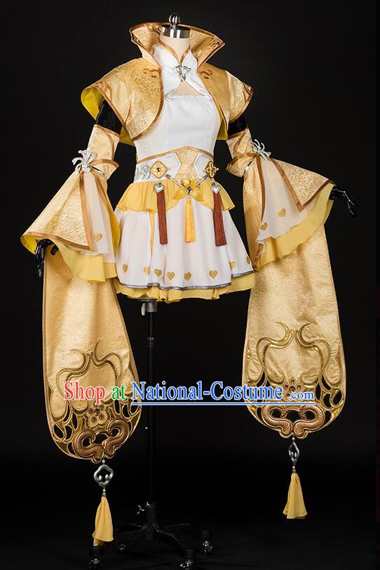 Chinese Cos Fairy Costume Garment Dress Costumes Dress Adults Cosplay Japanese Korean Asian King Clothing