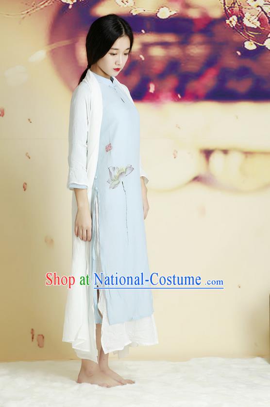 Traditional Chinese Female Costumes Complete Set, Chinese Acient Clothes, Chinese Cheongsam, Tang Suits Blouse Cardigan for Women