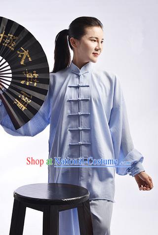 Top Signature Cotton Kung Fu Costume Martial Arts Kung Fu Training Uniform Gongfu Shaolin Wushu Clothing Tai Chi Taiji Teacher Suits Uniforms for Women