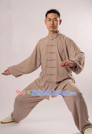 Top Noil Poplin Kung Fu Costume Martial Arts Kung Fu Training Uniform Gongfu Shaolin Wushu Clothing Tai Chi Taiji Teacher Suits Uniforms for Men