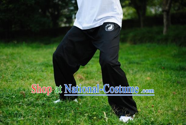 Traditional Chinese Top Kung Fu Trousers Martial Arts Kung Fu Training Tai Chi Taiji Pants for Men