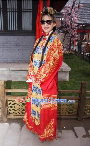 Ancient Chinese Costume Chinese Style Wedding Dress Han Dynasty Clothing Hanfu