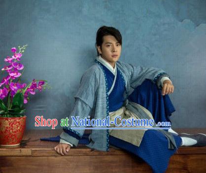 Traditional Chinese Costume Chinese Ancient Men Dress, Ming Dynasty Costume for Men