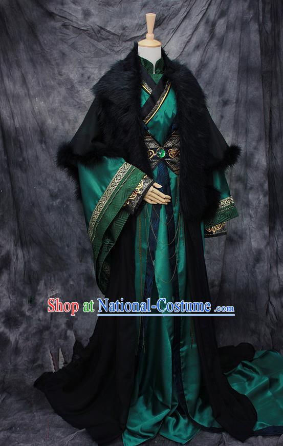 Chinese Ancient Cosplay Costumes Chinese Traditional Embroidered Clothes Ancient Chinese Cosplay Swordsman Knight Costume Complete