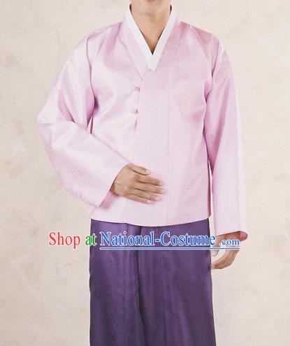 Traditional Korean Costumes Bridegroom Formal Attire Ceremonial Cloth, Asian Korea Hanbok Embroidered Clothing for Men