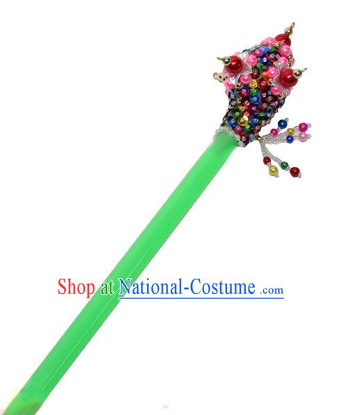 Traditional Korean Palace Lady Hair Accessories Hairpins, Asian Korea Hanbok Bride Headwear for Women