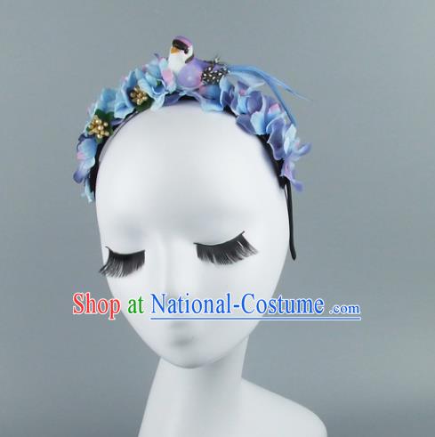 Top Performance Catwalks Headwear Halloween Cosplay Hair Accessories Mask headpiece