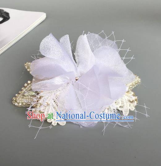 Top Grade Handmade Wedding Hair Accessories Crystal Headwear, Baroque Style Bride Hair Stick for Women