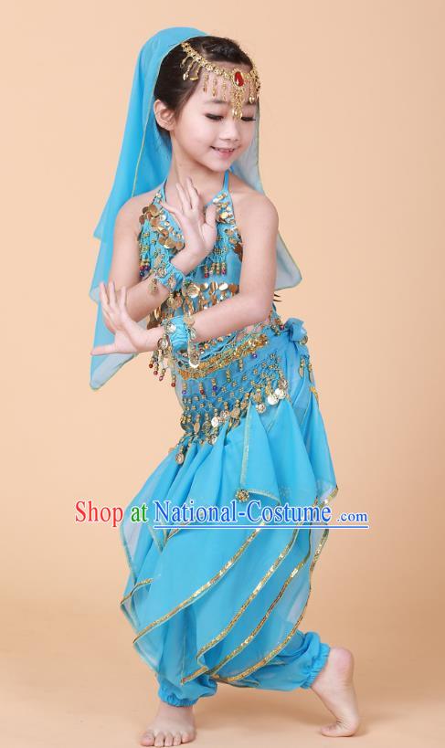 Traditional Chinese Yangge Fan Dancing Costume Modern Dance Dress Clothing and Headwear