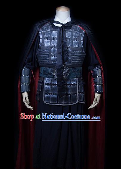 Traditional Ancient Chinese General Costume, Asian Chinese Ming Dynasty Warrior Clothing for Kids