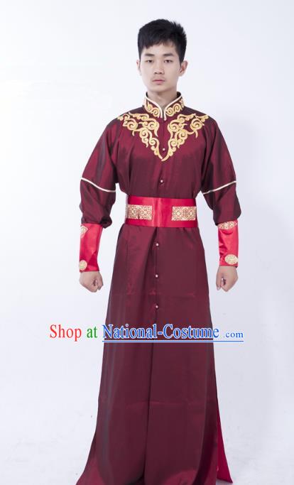 Traditional Ancient Chinese Swordsman Costume, Asian Chinese Tang Dynasty Kawaler Clothing for Men