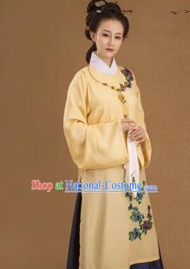 Traditional Ancient Chinese Imperial Concubine Costume, Chinese Ming Dynasty Young Lady Embroidered Clothing for Women