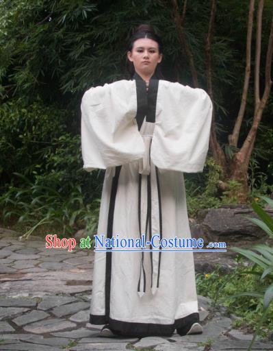 Traditional Ancient Chinese Swordsman Costume, Elegant Hanfu Clothing Chinese Ming Dynasty Scholar Clothing for Men