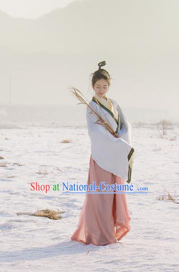 Traditional Chinese Ancient Costume Swordsman Dress, Asian China JIn Dynasty Palace Lady Hanfu Clothing for Women