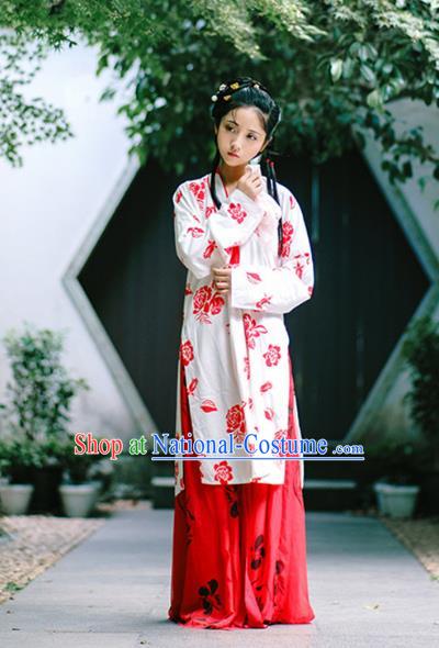 Ancient Chinese Costume Chinese Style Wedding Dress Tang Dynasty hanfu princess Clothing