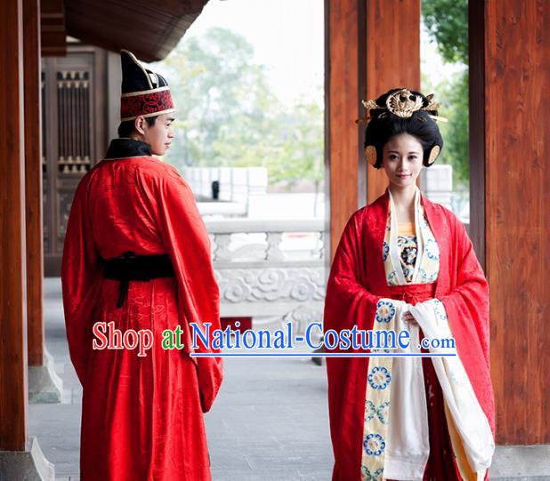 Ancient Chinese Costume Chinese Style Wedding Dress Tang Dynasty hanfu princess Clothing