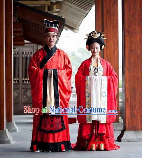 Ancient Chinese Costume Chinese Style Wedding Dress Tang Dynasty hanfu princess Clothing