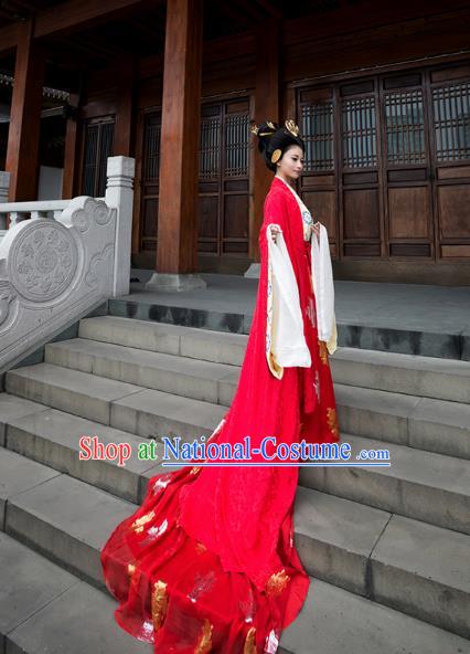 Ancient Chinese Costume Chinese Style Wedding Dress Tang Dynasty hanfu princess Clothing