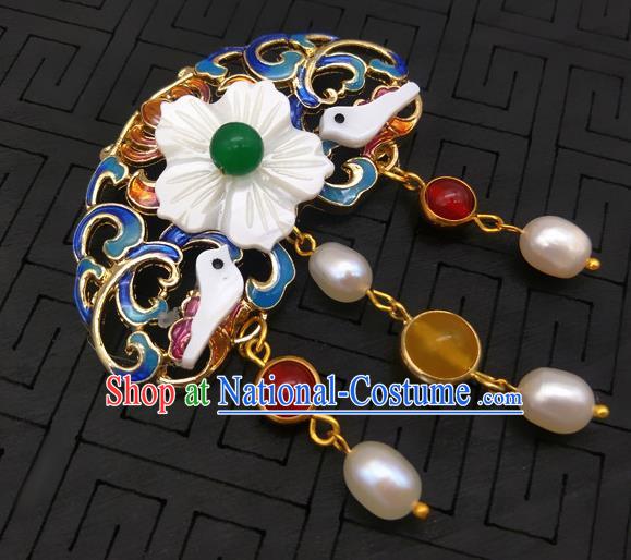 Chinese Ancient Style Hair Jewelry Accessories Xiuhe Suit Hairpins Headwear Headdress Bride Hair Fascinators for Women