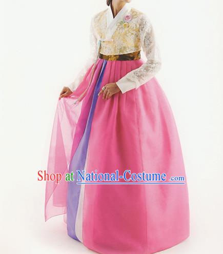 Korean Traditional Costumes Korean Clothes Wedding Full Dress, BrideFormal Attire Ceremonial Clothes, Korea Court Stage Dance Clothing for Women