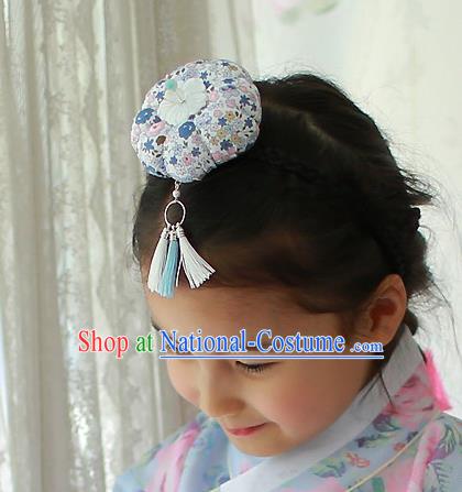 Traditional Korean National Hair Accessories Hair Clasp, Asian Korean Hanbok Fashion Headwear Headband for Kids