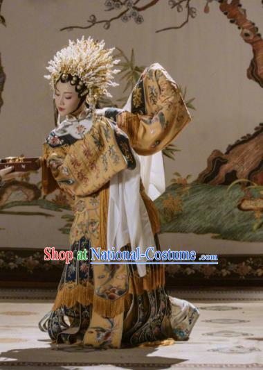 Story of Yanxi Palace Traditional Ancient Chinese Peking Opera Imperial Concubine Costume, Chinese Beijing Opera Diva Embroidered Clothing for Women