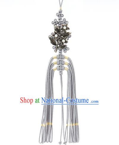 Traditional Korean Accessories Bride Chinese Knots Waist Pendant Palace Taeniasis, Asian Korean Wedding Hanbok Tassel Waist Decorations for Women