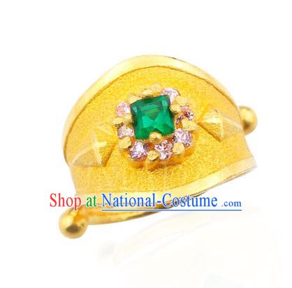 Asian Korean Hanbok Accessories Wedding Golden Ring for Baby