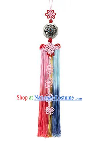 Korean National Belts Accessories Bride Wedding Hanbok Tassel Waist Pendant, Asian Korean Chinese Knot Waist Decorations for Women