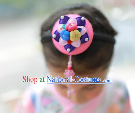 Korean National Hair Accessories Hair Clasp, Asian Korean Hanbok Fashion Headwear Headband for Kids