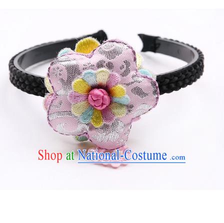 Traditional Korean Hair Accessories Tassel Hair Clasp, Asian Korean Hanbok Fashion Headwear Headband for Kids