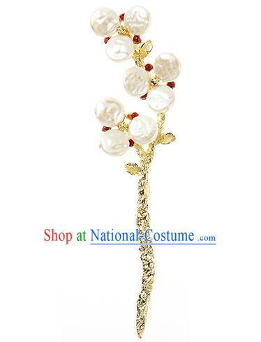 Korean National Wedding Hair Accessories Bride Golden Hairpins, Korean Hanbok Fashion Palace Hair Clasp for Women