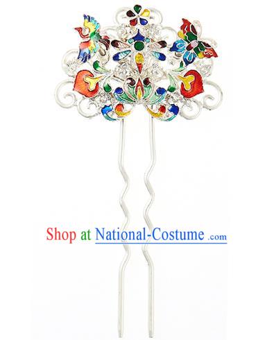 Korean National Wedding Hair Accessories Bride Hair Clip, Korean Hanbok Fashion Palace Hairpins for Women