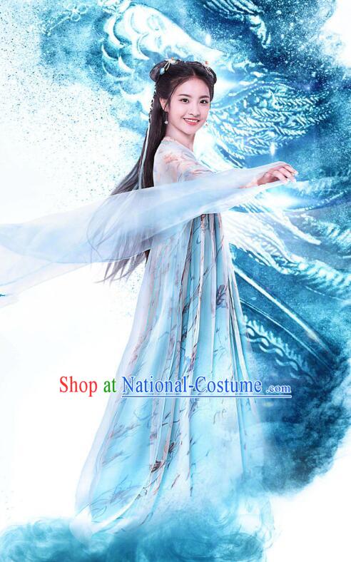 Traditional Chinese Southern and Northern Dynasties Princess Clothing, Asian China Ancient Palace Lady Costume for Women